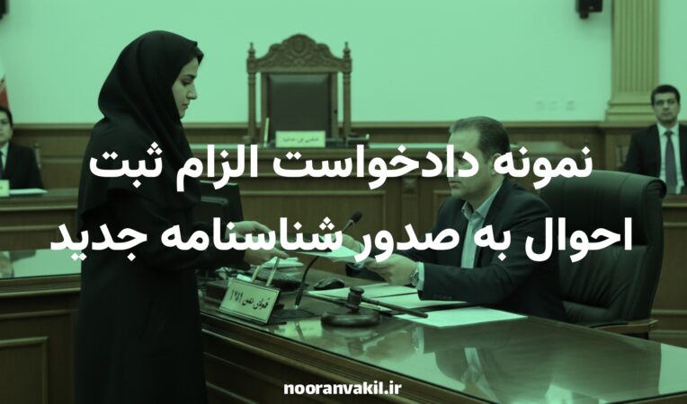 نمونه دادخواست الزام ثبت احوال به صدور شناسنامه جدید